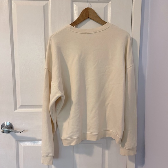 Oak + Fort cream color sweatshirt. One size. - Picture 5 of 5